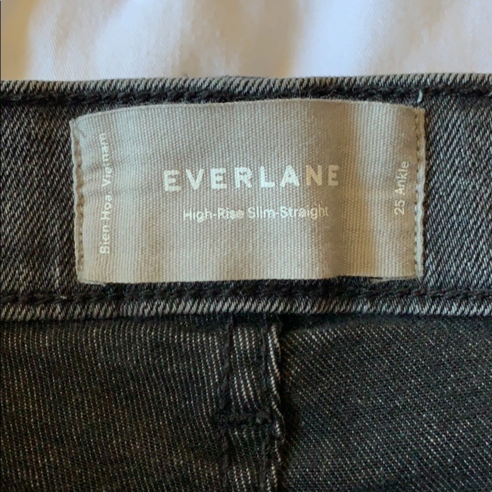 Everlane High-Rise Cigarette Jean 25 ankle - Picture 4 of 7